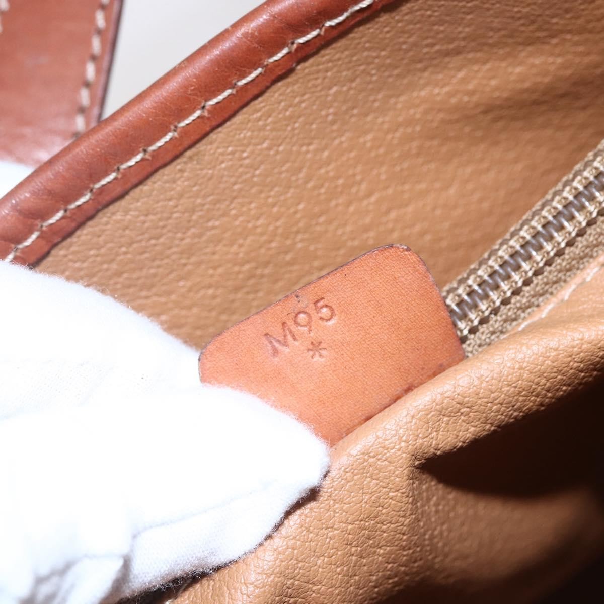 Celine Vintage Macadam Tote Bag Canvas Brown Canvas Tote Bag Bag