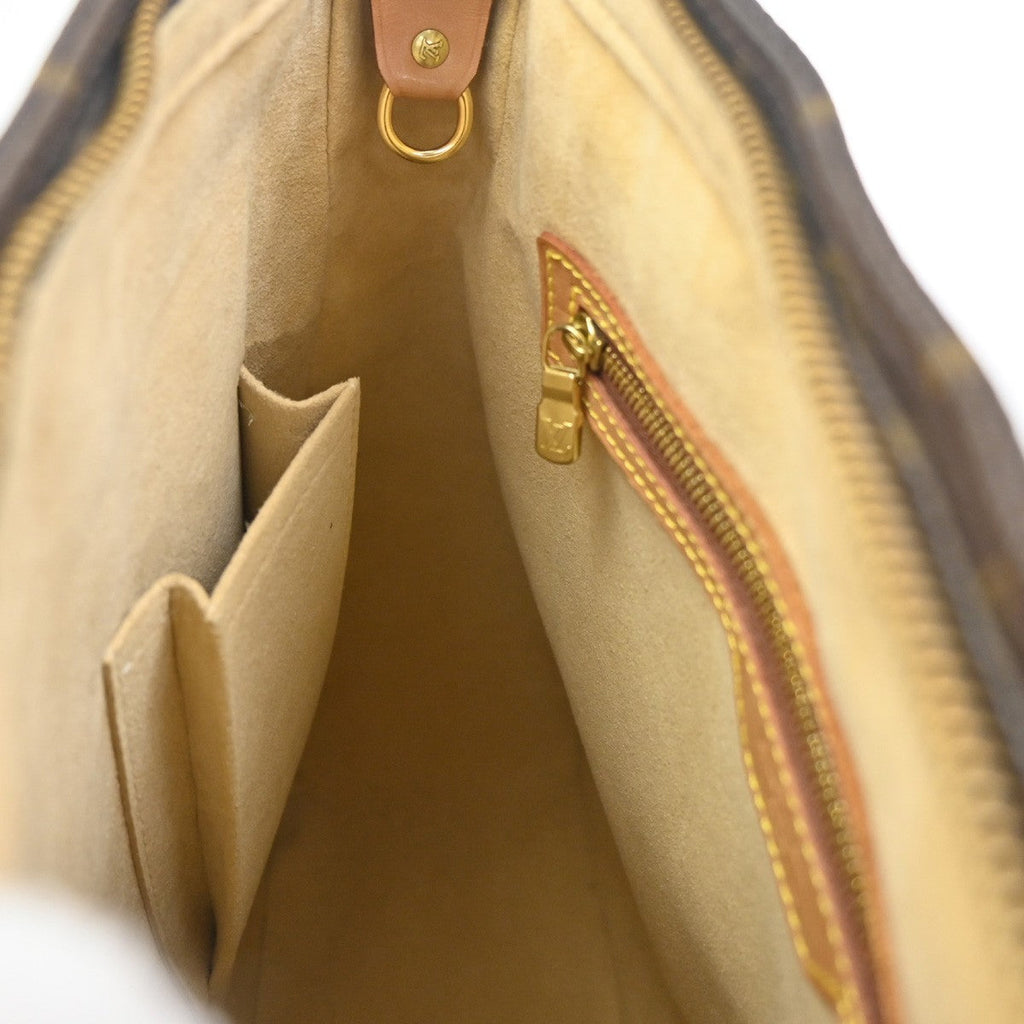 Louis Vuitton Monogram Looping Handbag Monogram Canvas Brown Canvas Shoulder Bag