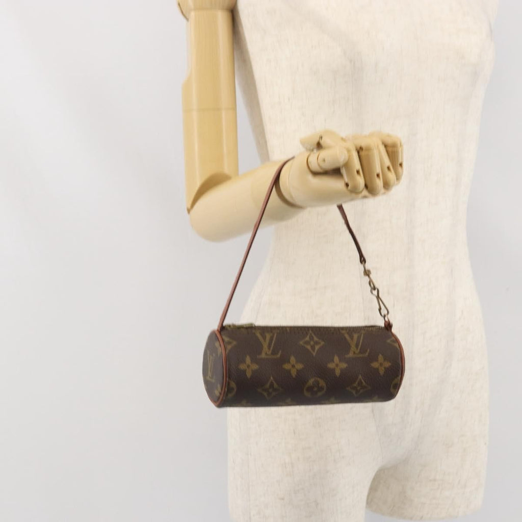 Louis Vuitton Papillon Pochette Monogram Canvas Brown Canvas Clutche & Pouche Bag