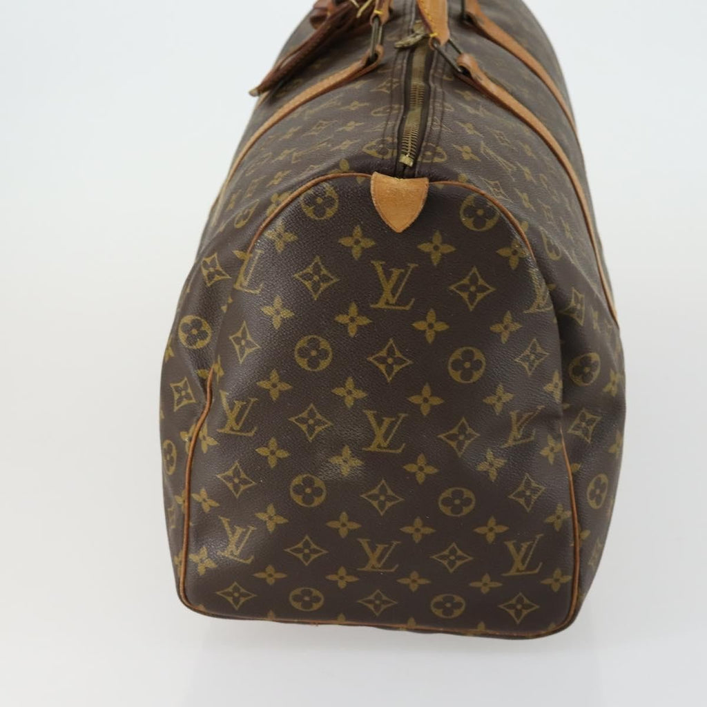 Louis Vuitton Keepall Bag Monogram Canvas Brown Canvas Travel Bag