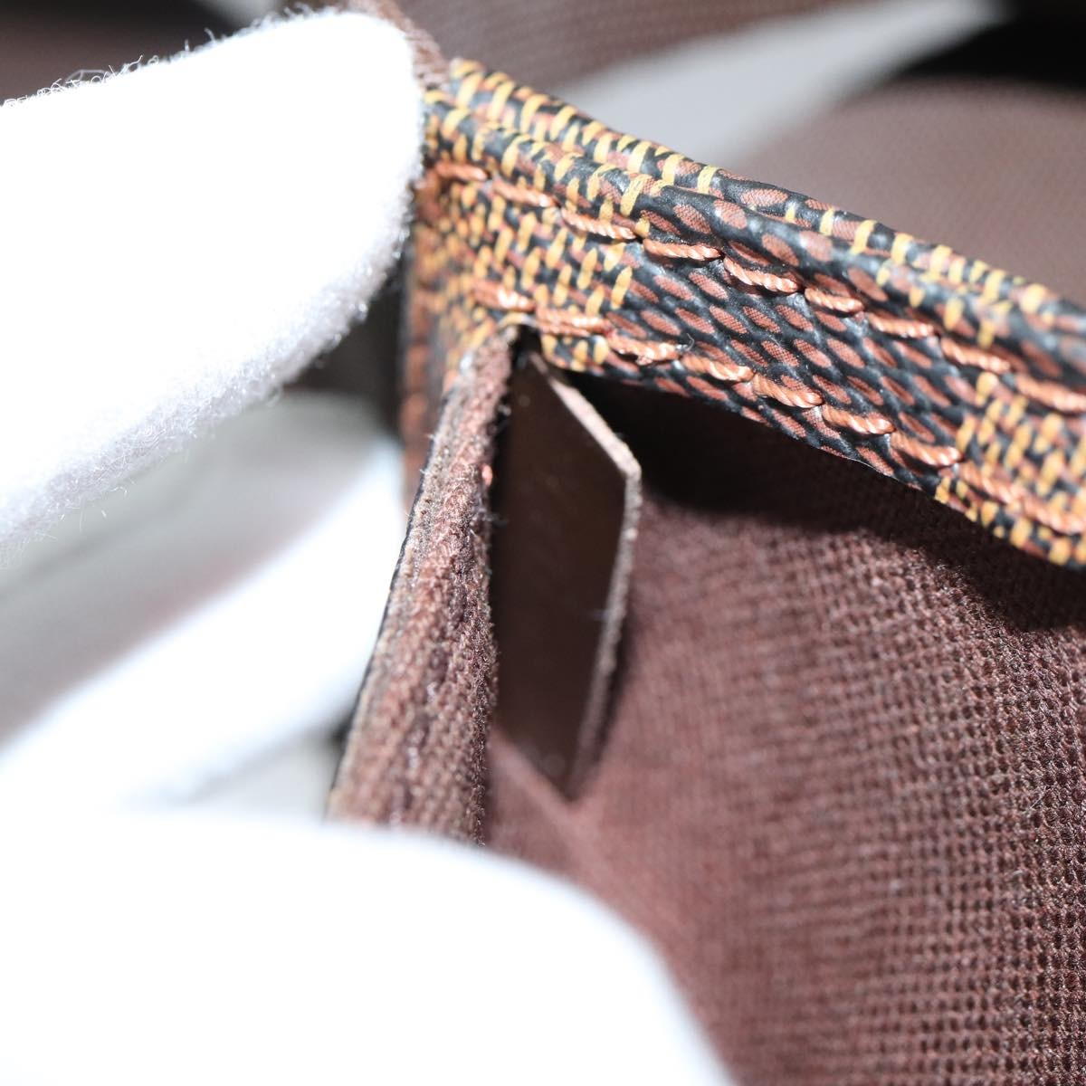 Louis Vuitton Geronimos Waist Bag Damier Brown Canvas Shoulder Bag
