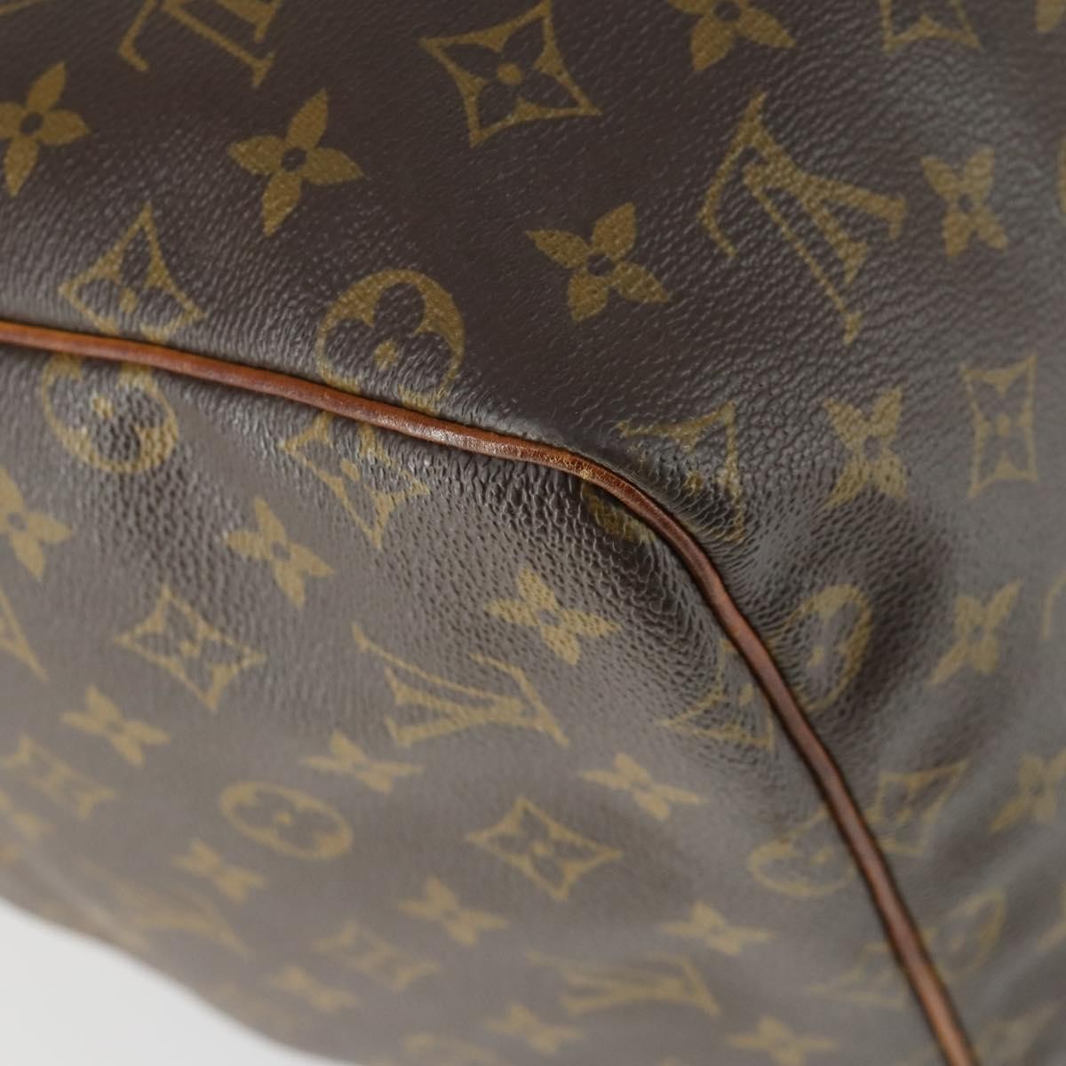 Louis Vuitton Keepall Bag Monogram Canvas Brown Canvas Travel Bag