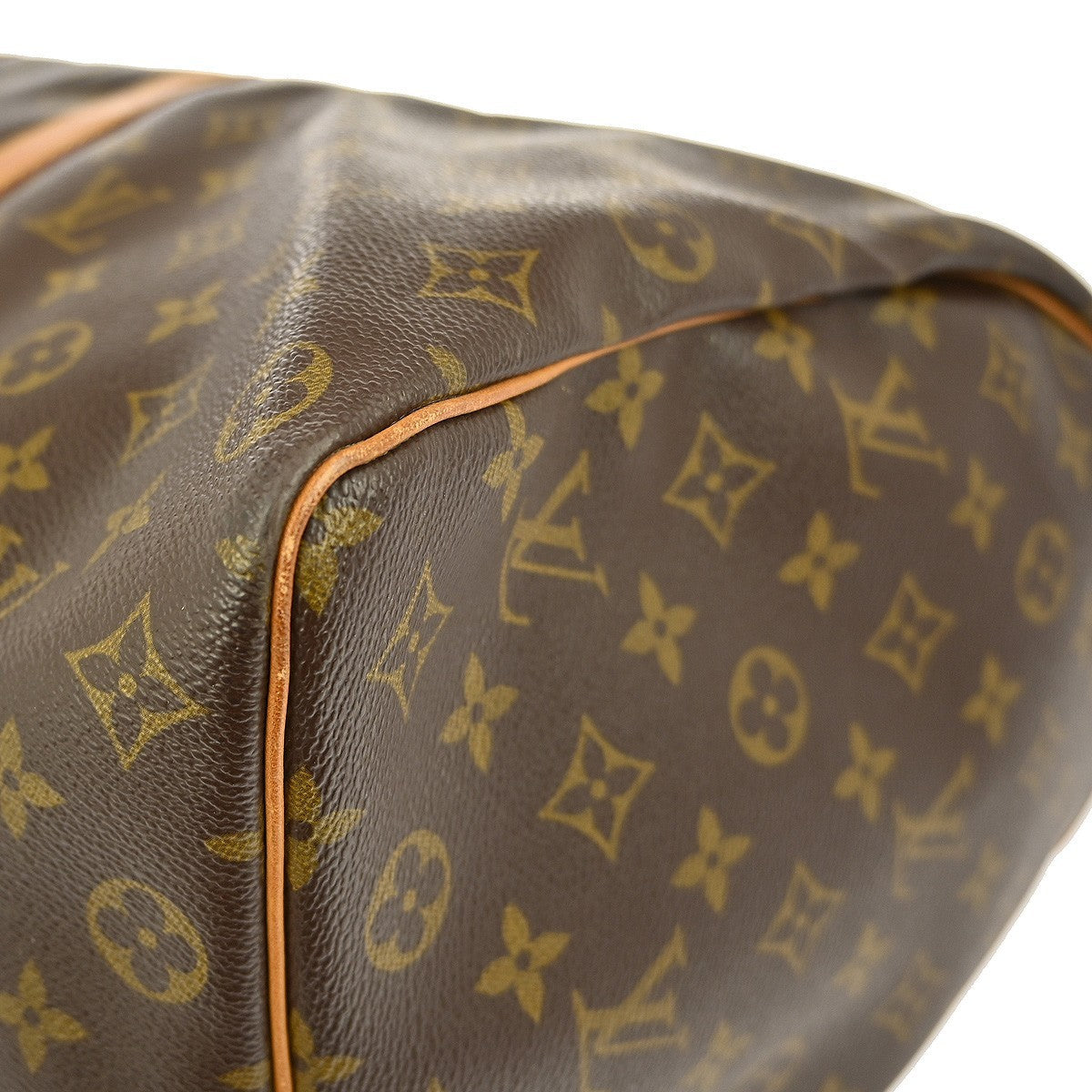 Louis Vuitton Keepall Bag Monogram Canvas Brown Canvas Travel Bag