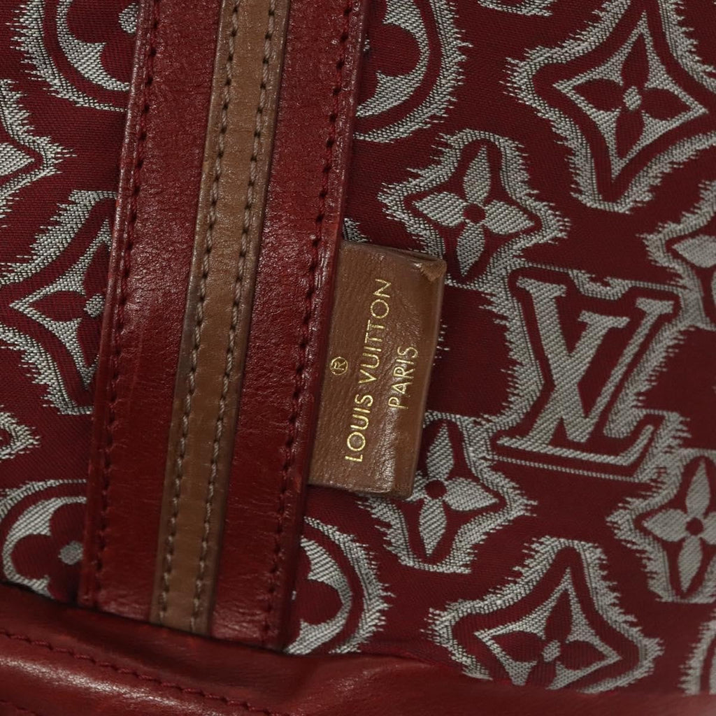 Louis Vuitton Aviator Handbag Limited Edition Monogram Jacquard Burgundy Canvas Handbag