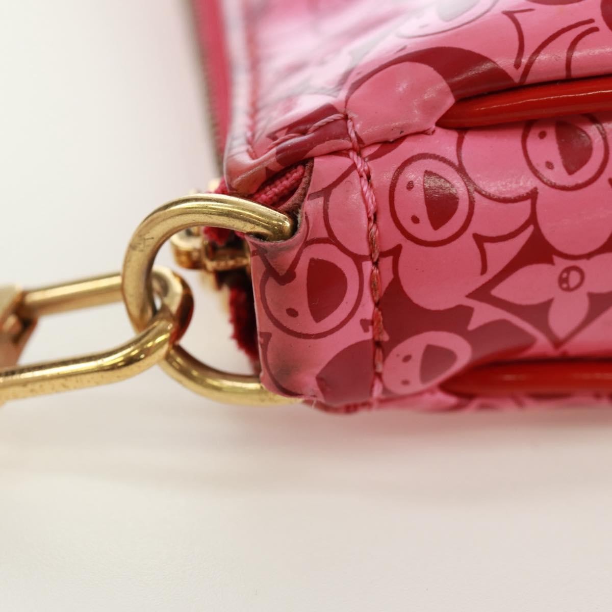 Louis Vuitton Pochette Accessoires Cosmic Blossom Pink Pvc Clutche & Pouche Bag