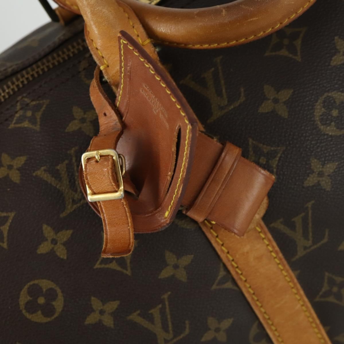 Louis Vuitton Keepall Bag Monogram Canvas Brown Canvas Travel Bag