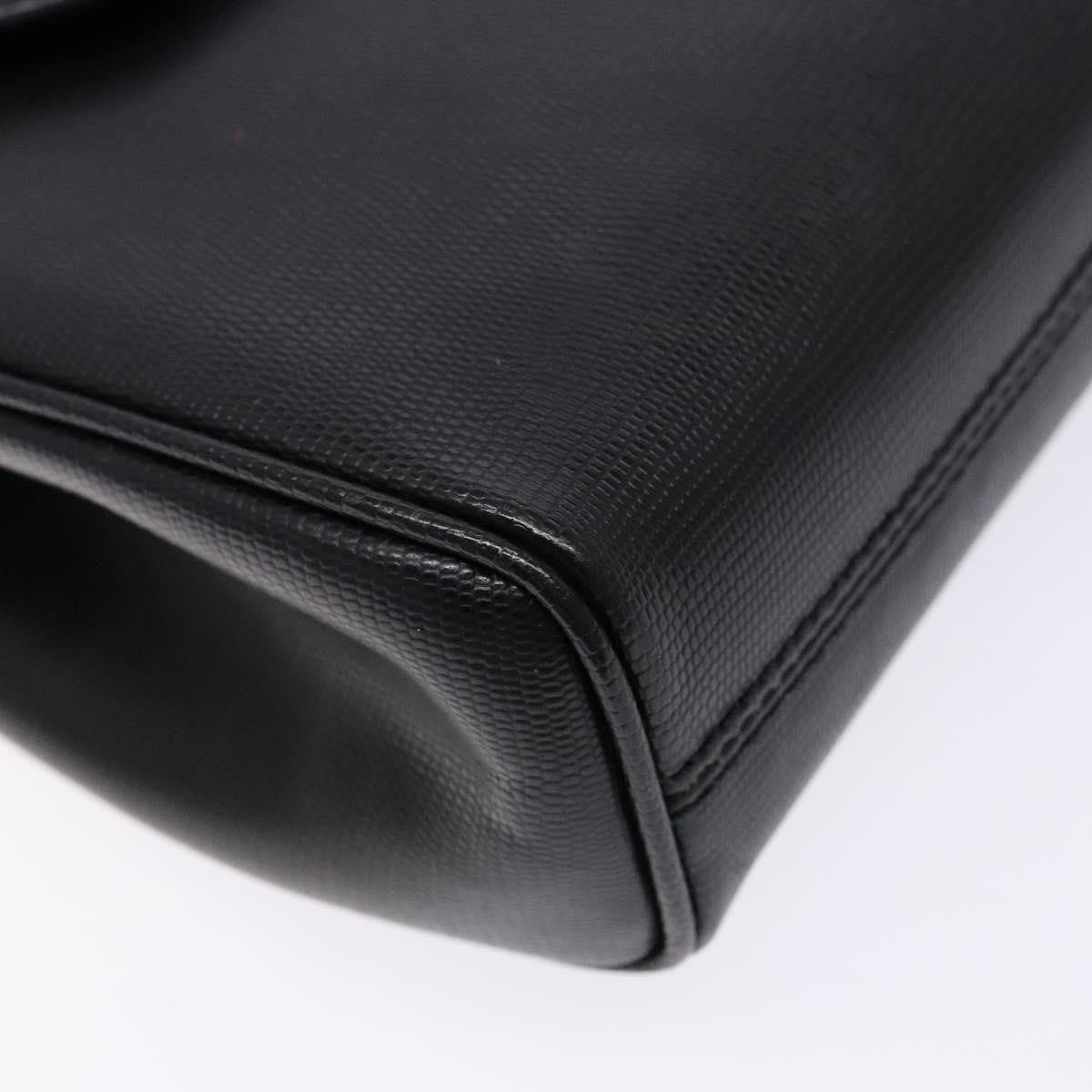 Celine Vintage Circle Logo Crossbody Bag Leather Black Leather Bag