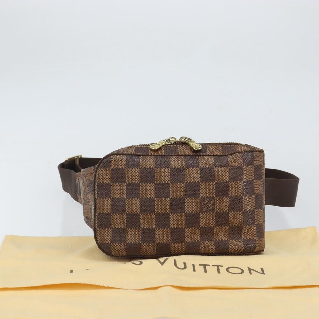 Louis Vuitton Geronimos Waist Bag Damier Brown Canvas Shoulder Bag