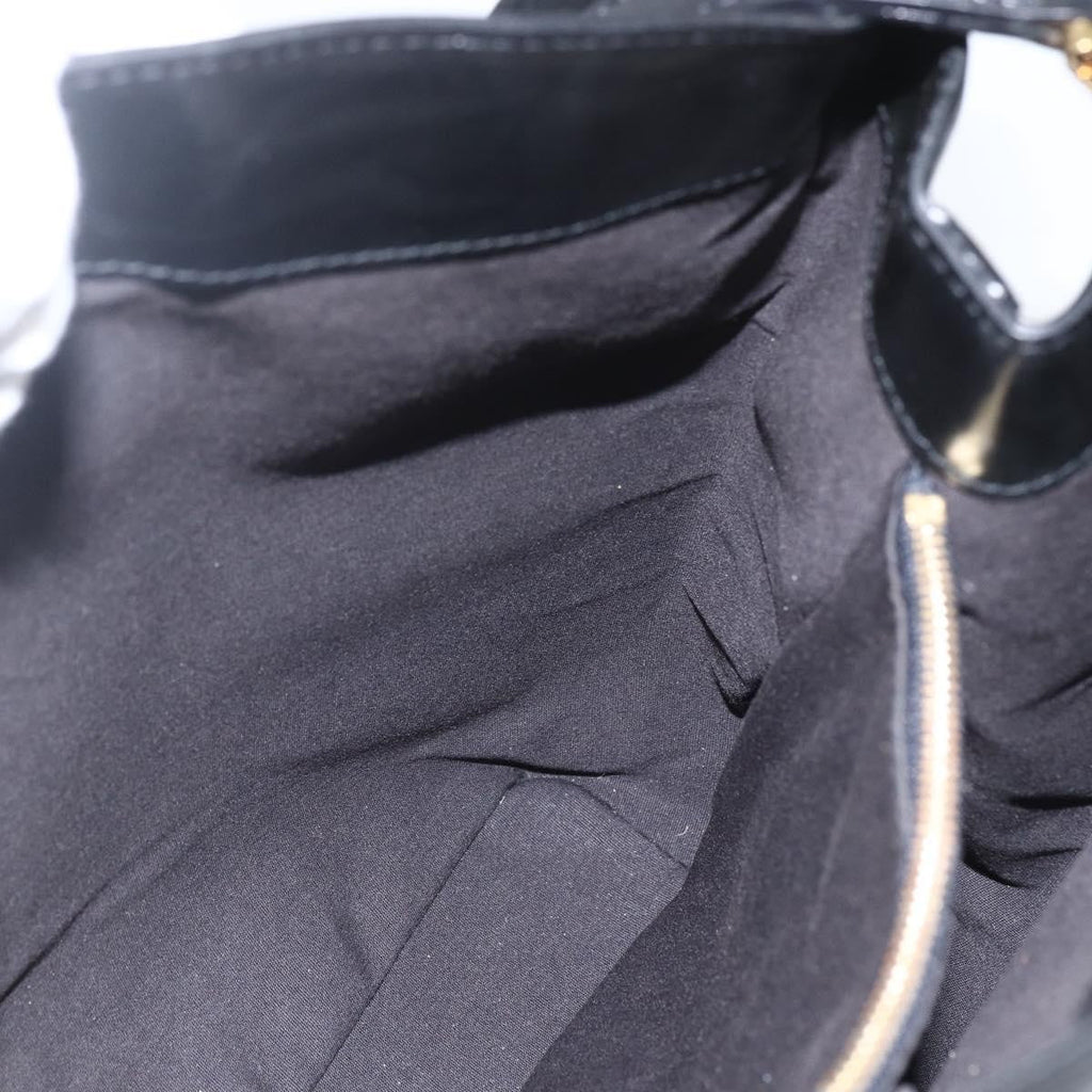 Louis Vuitton Mandara Handbag Epi Leather Black Leather Tote Bag