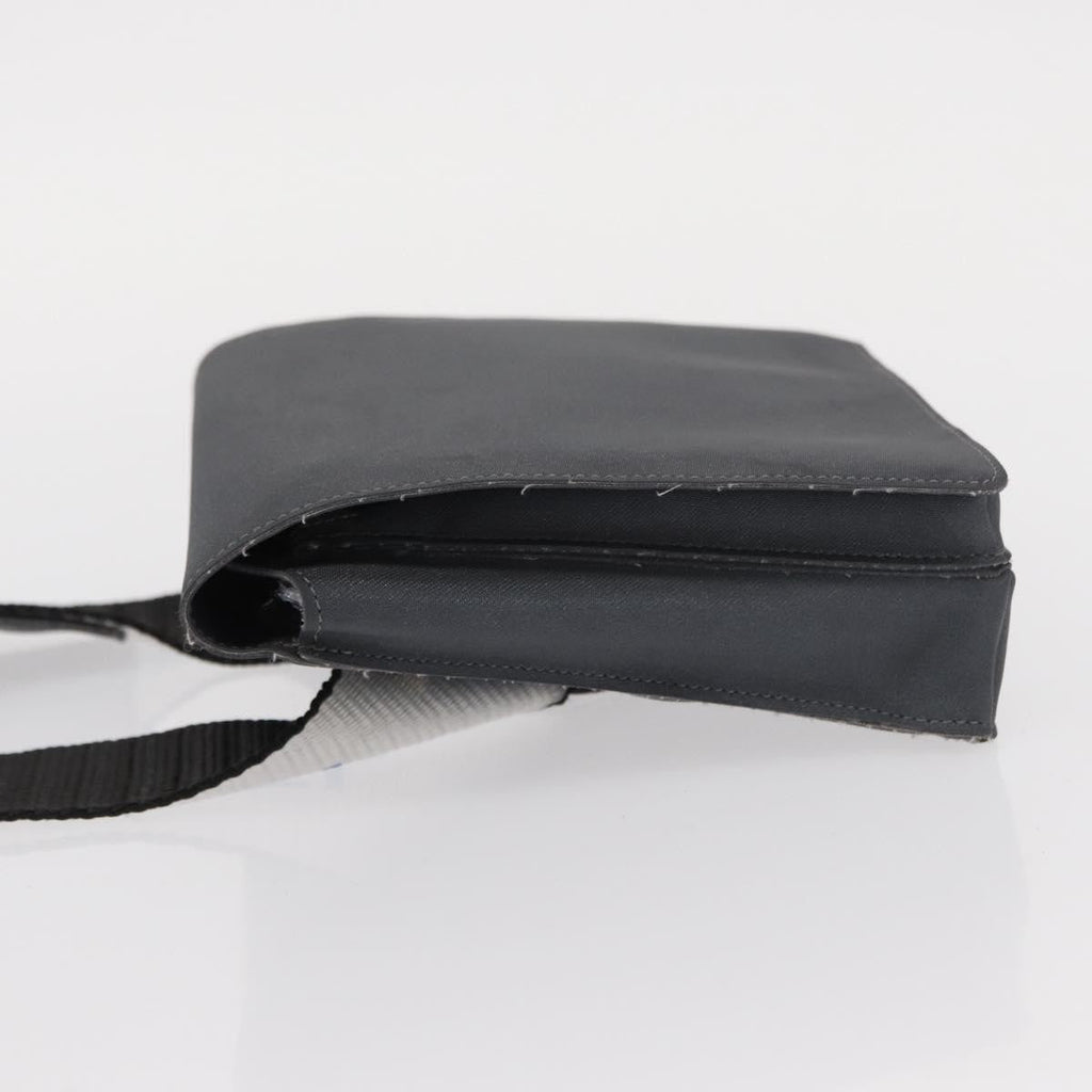 Chanel Sport Line Waist Bag Nylon Gray Nylon Shoulder Bag Bag