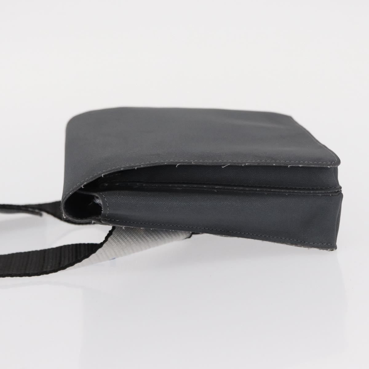 Chanel Sport Line Waist Bag Nylon Gray Nylon Shoulder Bag Bag