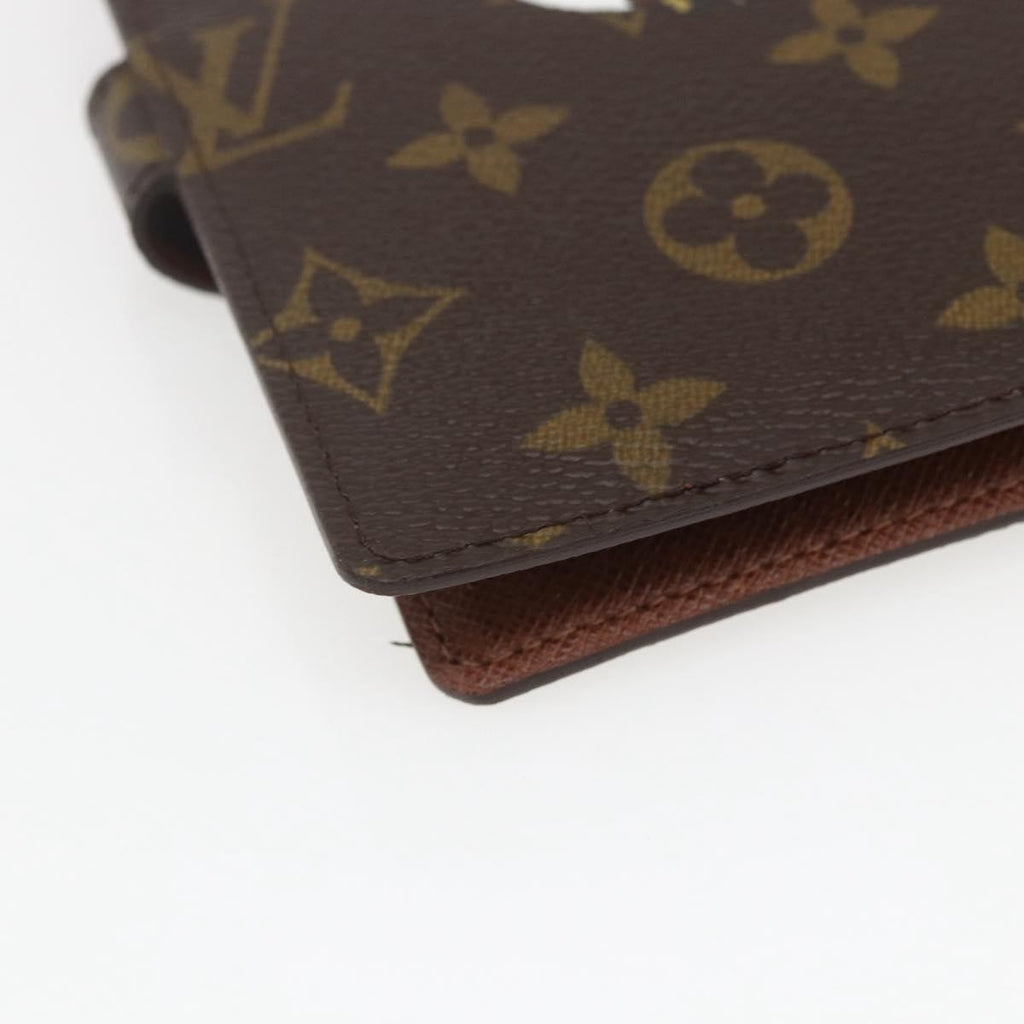 Louis Vuitton Agenda Cover Monogram Panda Brown Canvas Wallets Accessory