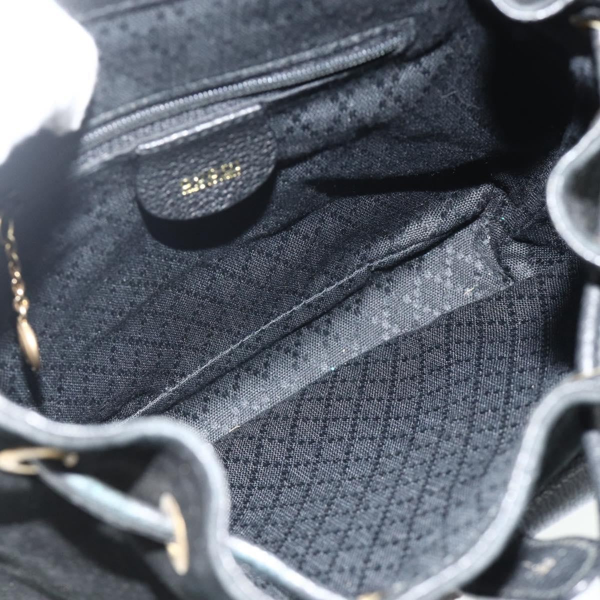 Gucci Gucci Bamboo Backpack Daim Black Suede Backpack Bag (Pre-Owned)