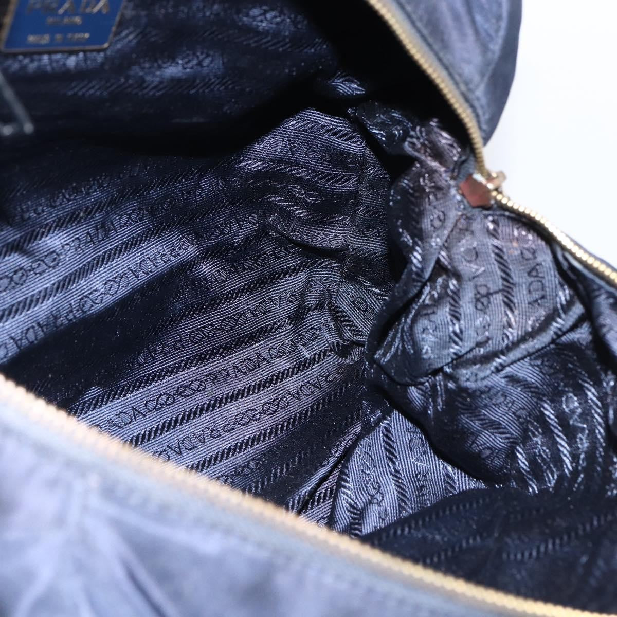 Prada Re-Edition 1995 Chain Tote Quilted Re-Nylon Navy Nylon Shoulder Bag Bag