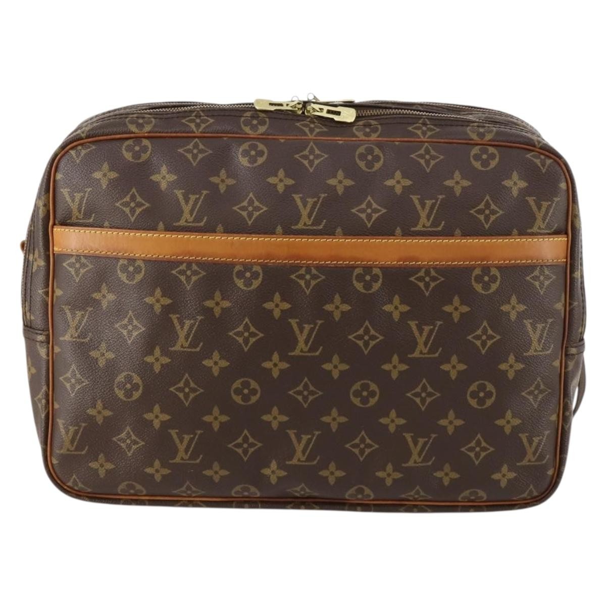 Louis Vuitton Reporter Bag Monogram Canvas Brown Canvas Shoulder Bag