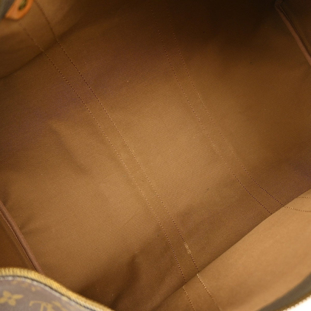 Louis Vuitton Keepall Bag Monogram Canvas Brown Canvas Travel Bag