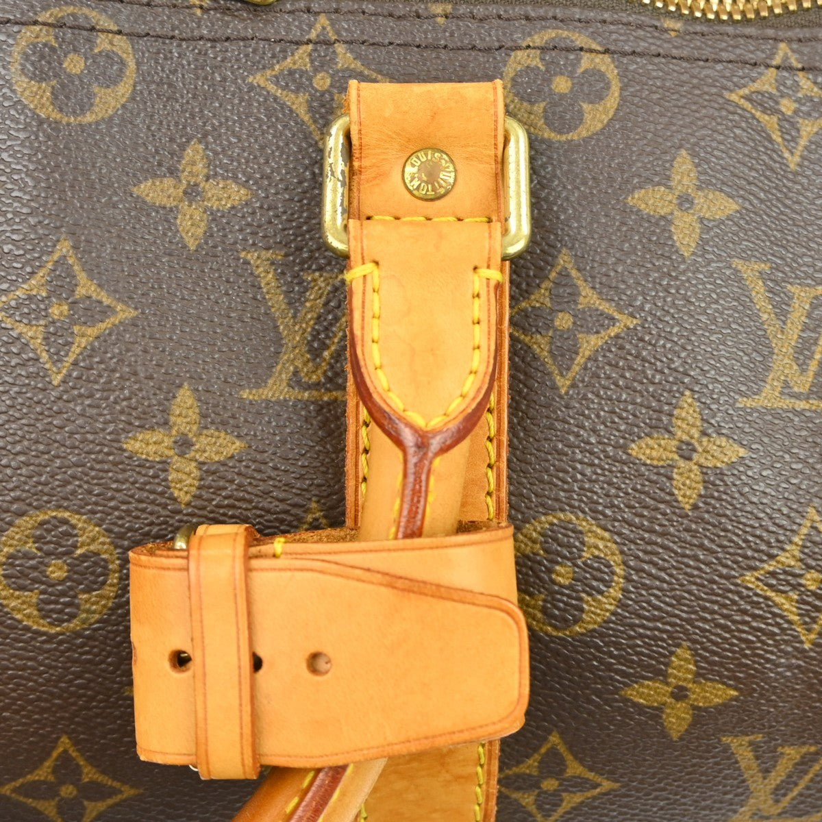 Louis Vuitton Keepall Bag Monogram Canvas Brown Canvas Travel Bag