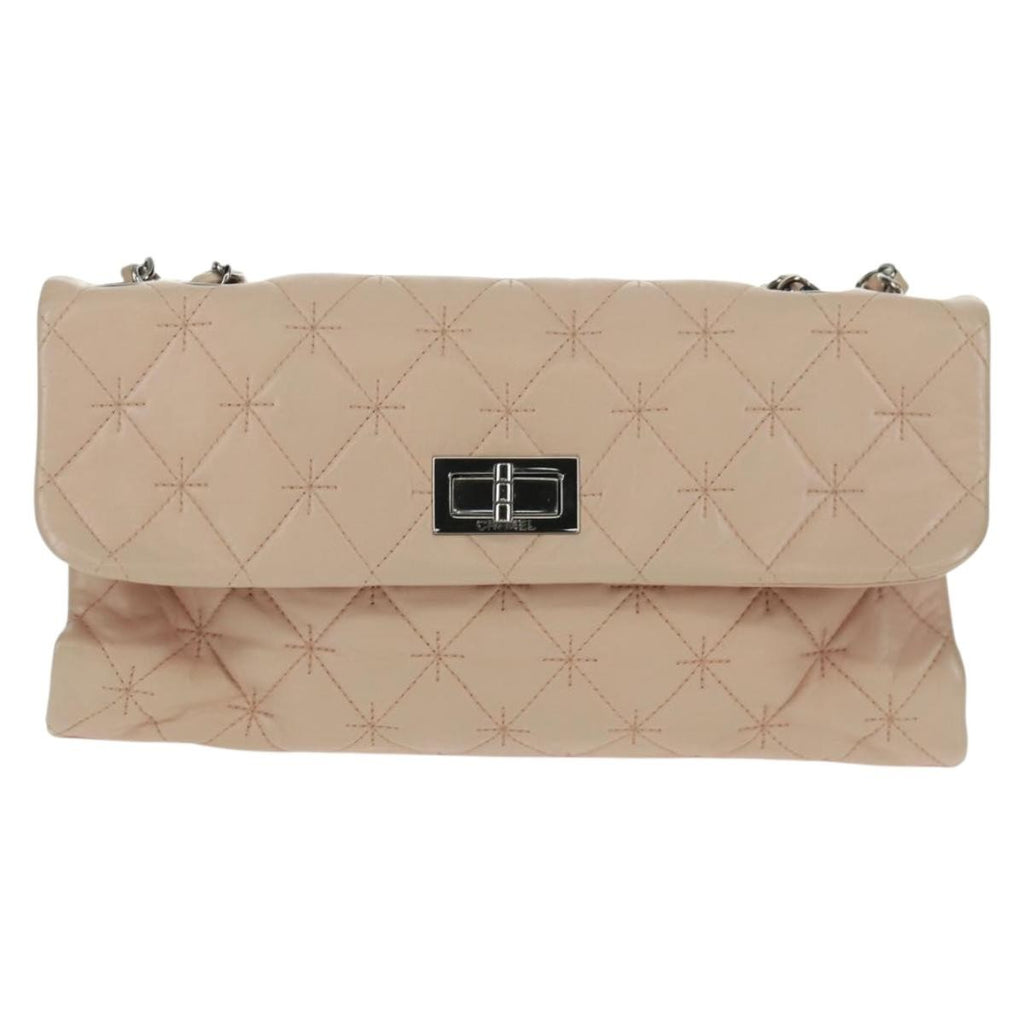 Chanel 2.55 Shoulder Bag Leather Pink Leather Shoulder Bag Bag