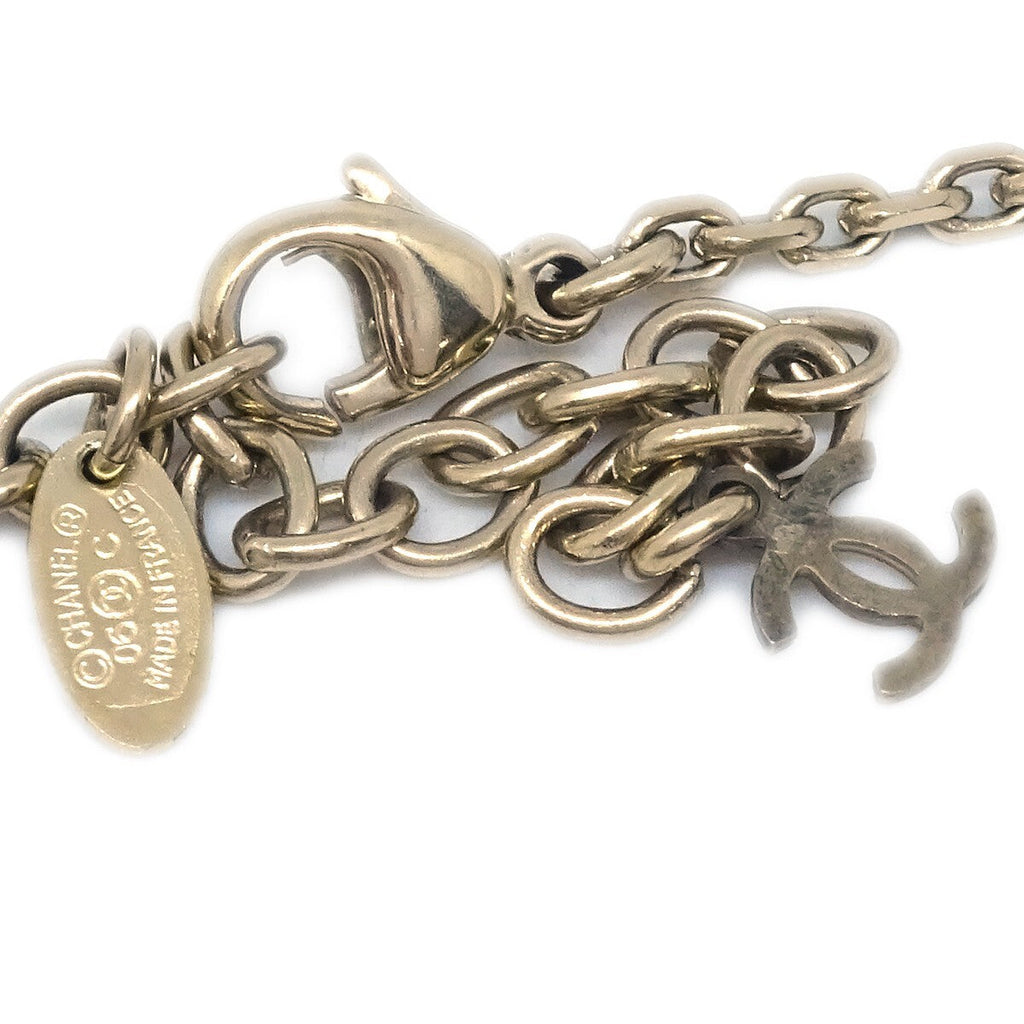 Chanel Cc No.5 Pendant Necklace Metal Gold Gold_Plated Necklace Jewelry