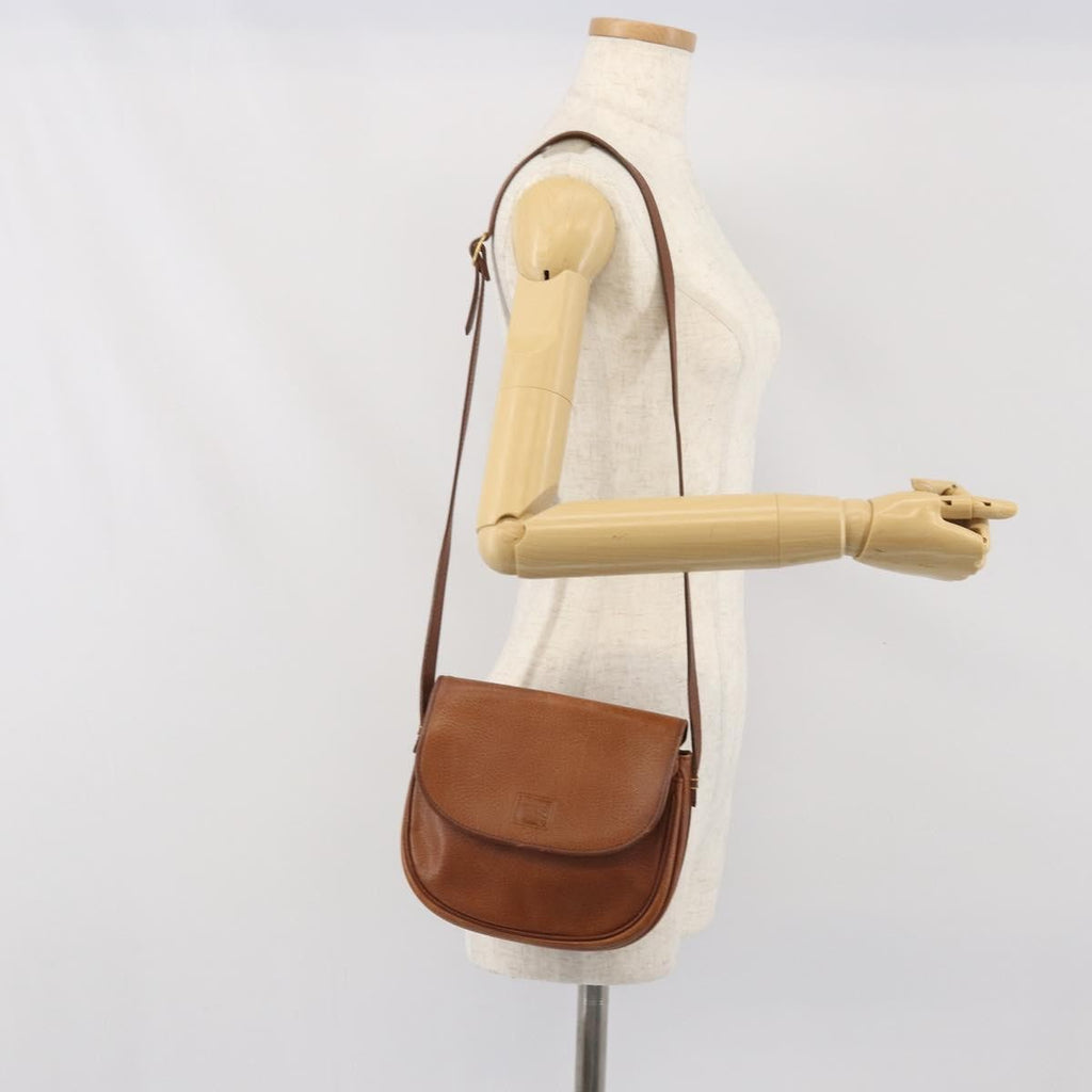 Burberry Vintage Shoulder Bag Leather Brown Leather Shoulder Bag