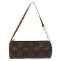 Louis Vuitton Papillon Pochette Monogram Canvas Brown Canvas Clutche & Pouche Bag