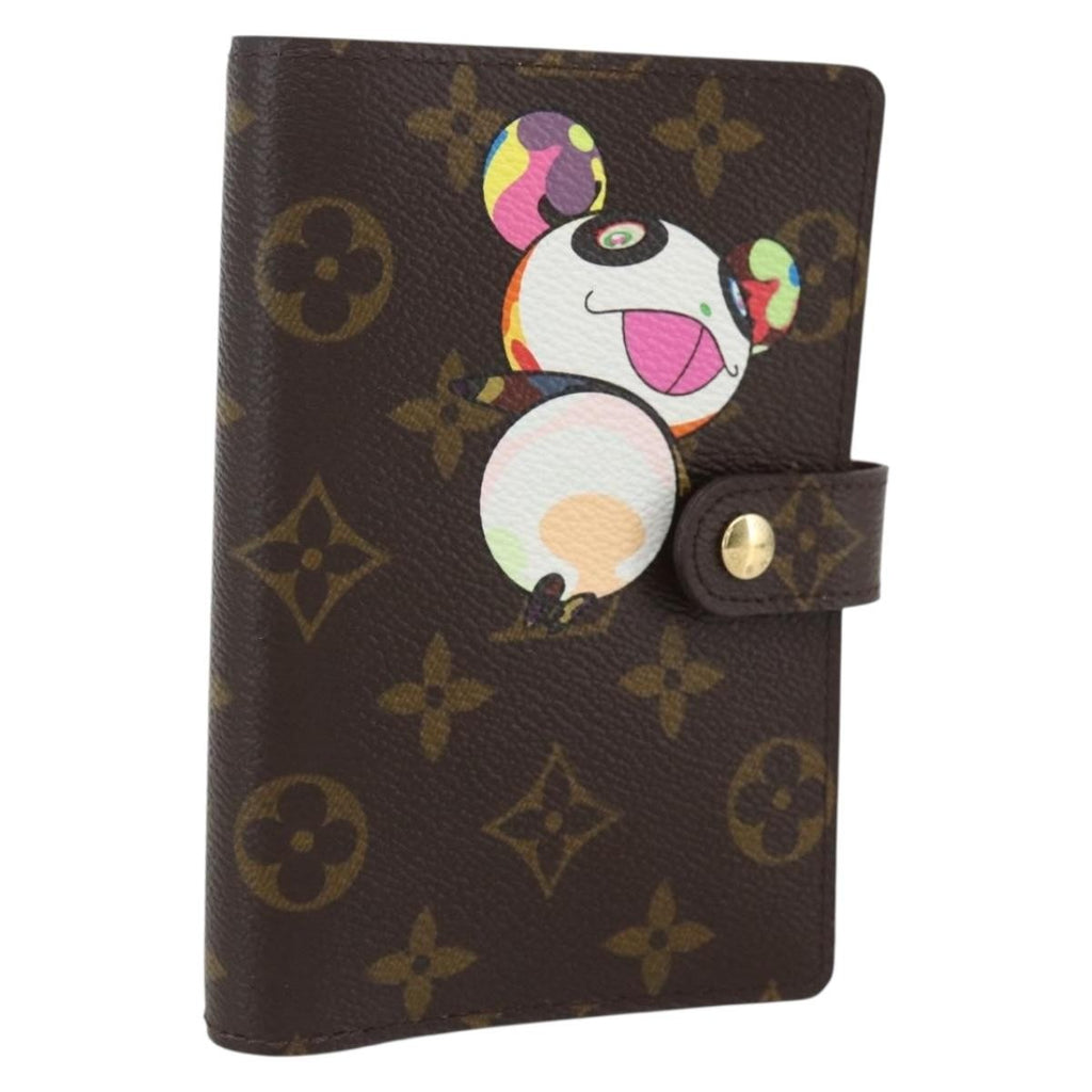 Louis Vuitton Agenda Cover Monogram Panda Brown Canvas Wallets Accessory