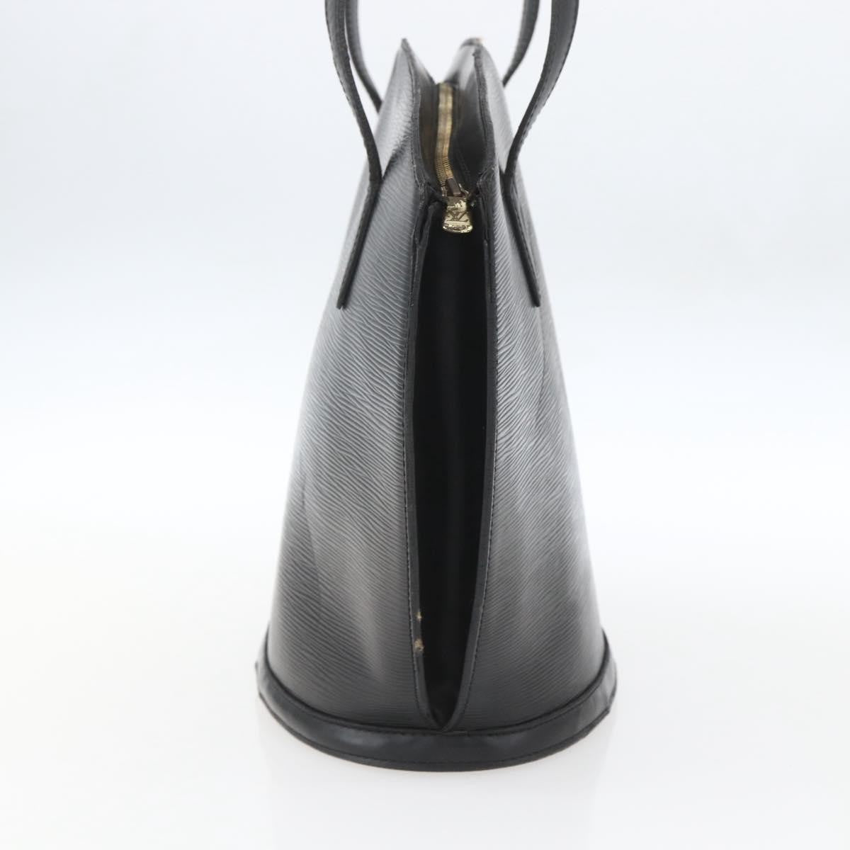 Louis Vuitton Saint Jacques Handbag Epi Leather Black Leather Handbag