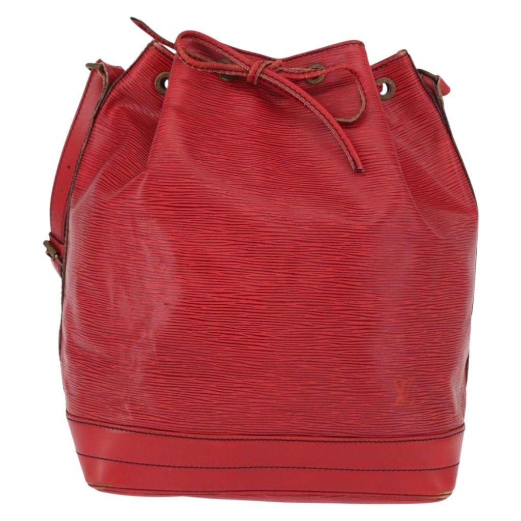 Louis Vuitton Noe Handbag Epi Leather Red Leather Shoulder Bag