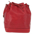 Louis Vuitton Noe Handbag Epi Leather Red Leather Shoulder Bag