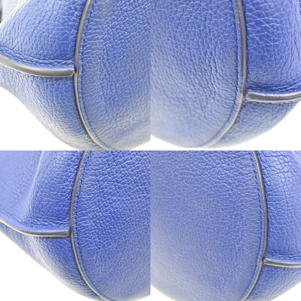 Celine Big Bag Bucket Leather Blue Leather Handbag