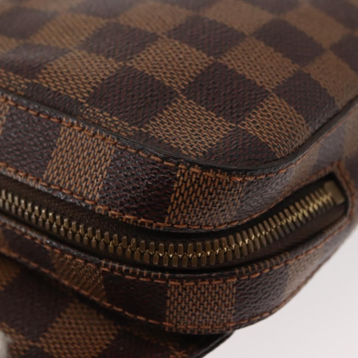 Louis Vuitton Geronimos Waist Bag Damier Brown Canvas Shoulder Bag