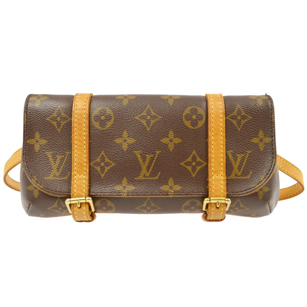 Louis Vuitton Marelle Waist Bag Monogram Canvas Brown Canvas Clutche & Pouche Bag