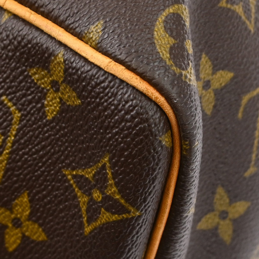 Louis Vuitton Keepall Bandouliere Bag Monogram Canvas Brown Canvas Travel Bag