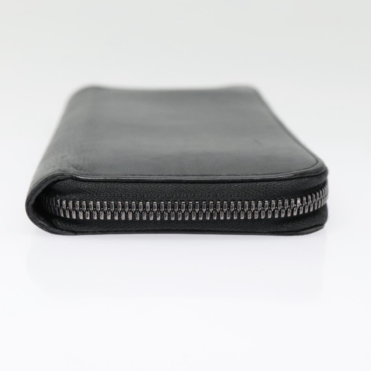 Louis Vuitton Zippy Wallet Vertical Monogram Shadow Leather Black Leather Wallets Accessory