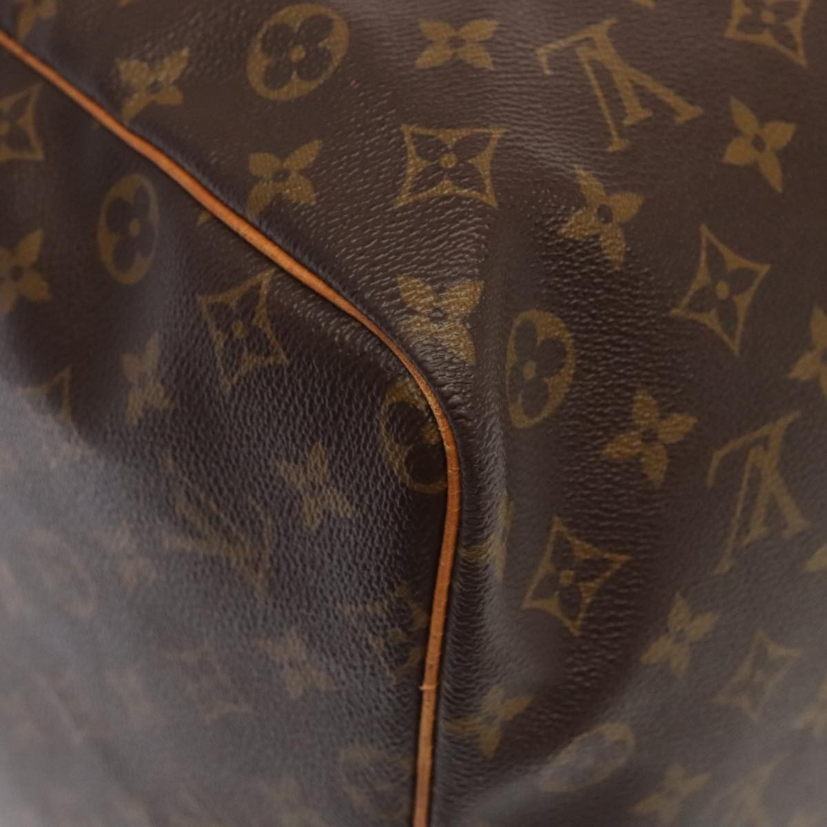 Louis Vuitton Keepall Bag Monogram Canvas Brown Canvas Travel Bag