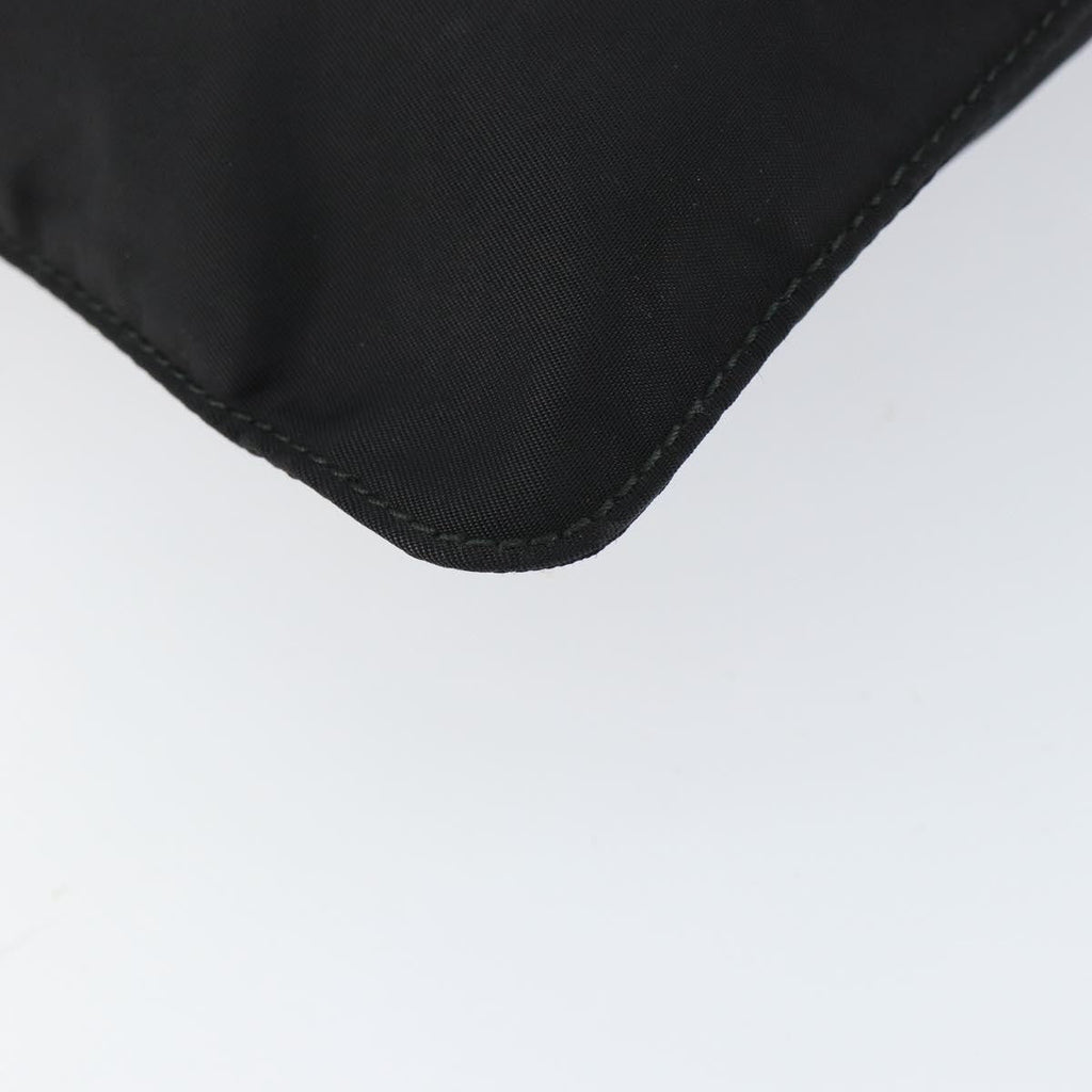 Prada Front Pocket Messenger Bag Tessuto Black Nylon Shoulder Bag Bag