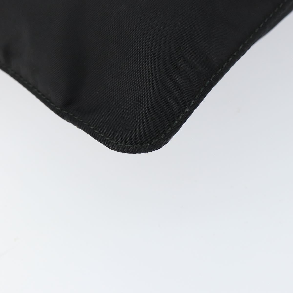 Prada Front Pocket Messenger Bag Tessuto Black Nylon Shoulder Bag Bag