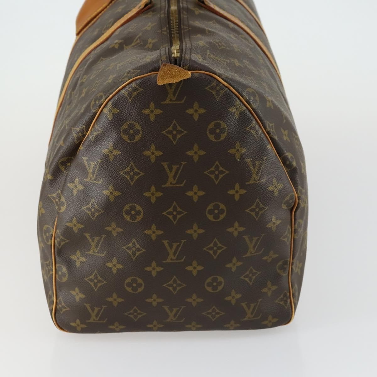 Louis Vuitton Keepall Bag Monogram Canvas Brown Canvas Travel Bag