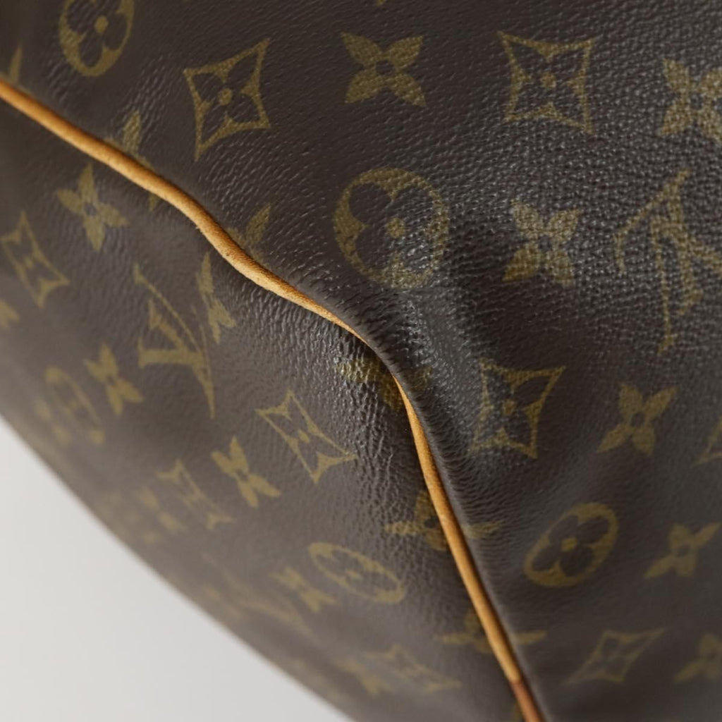 Louis Vuitton Keepall Bag Monogram Canvas Brown Canvas Travel Bag
