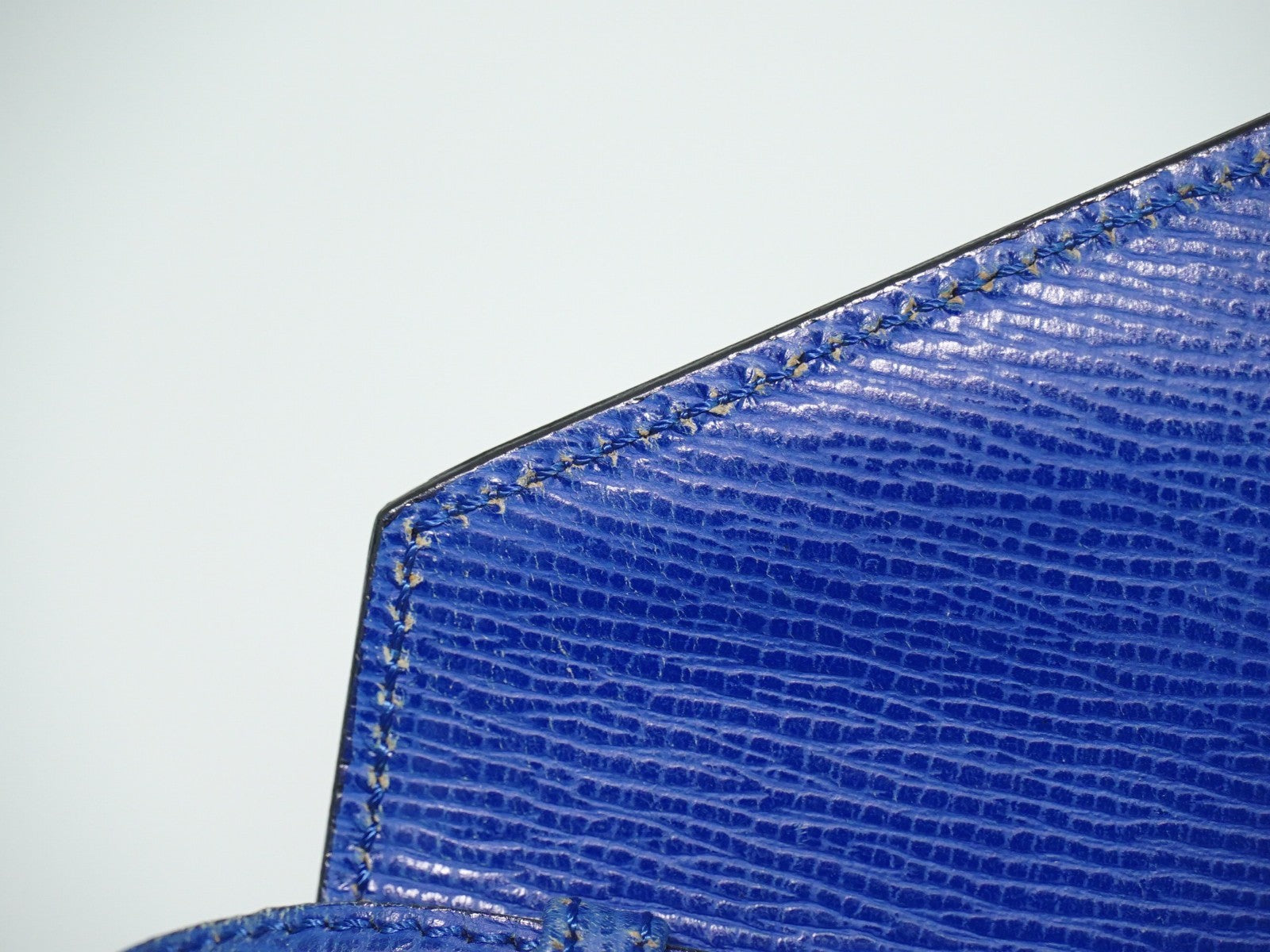 Celine Circle Logo Shoulder Bag Leather Blue Leather Shoulder Bag Bag