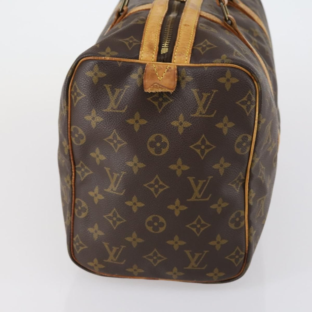 Louis Vuitton Sac Souple Handbag Monogram Canvas Brown Canvas Travel Bag