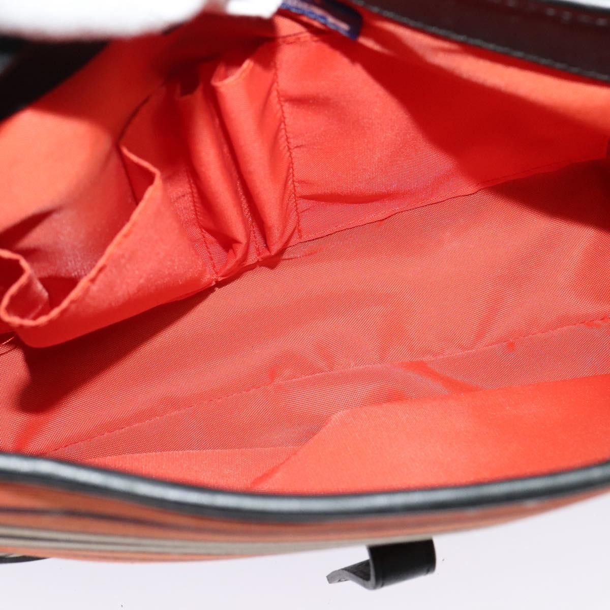Burberry Blue Label Shoulder Bag Canvas Orange Canvas Shoulder Bag