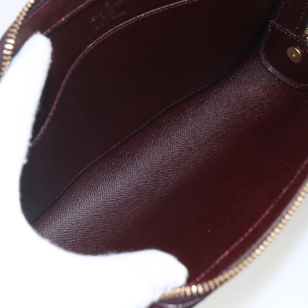 Louis Vuitton Pochette Baikal Clutch Taiga Leather Brown Leather Clutche & Pouche Bag