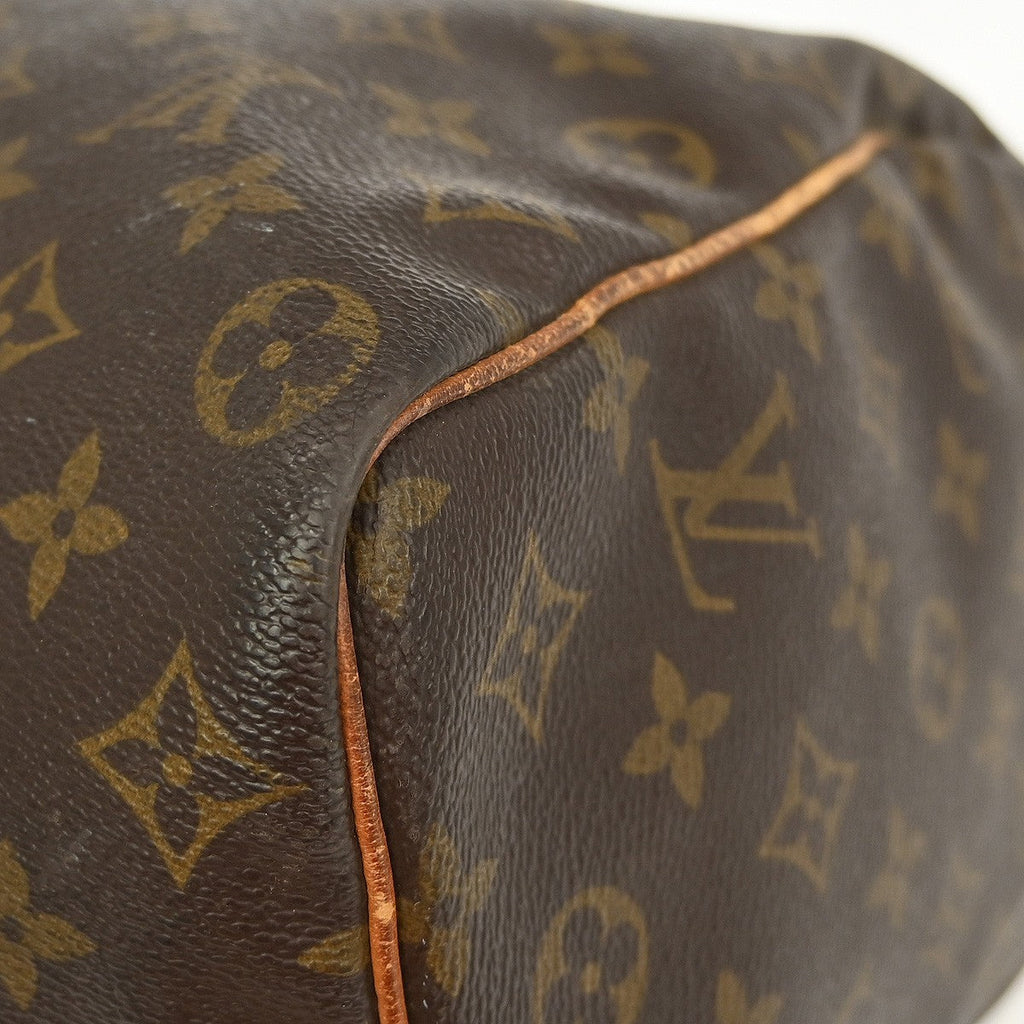 Louis Vuitton Keepall Bag Monogram Canvas Brown Canvas Travel Bag