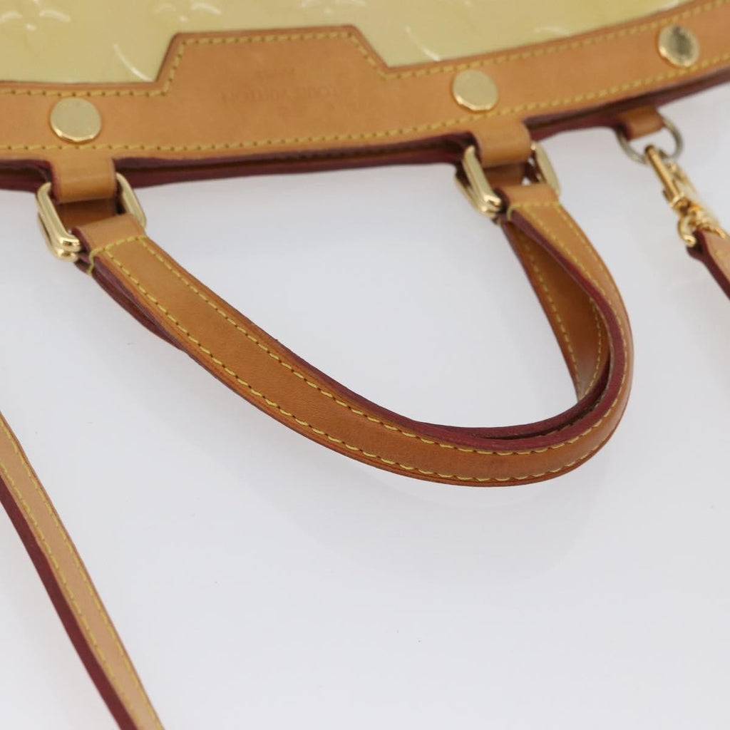 Louis Vuitton Brea Handbag Monogram Vernis Yellow Patent_Leather Handbag