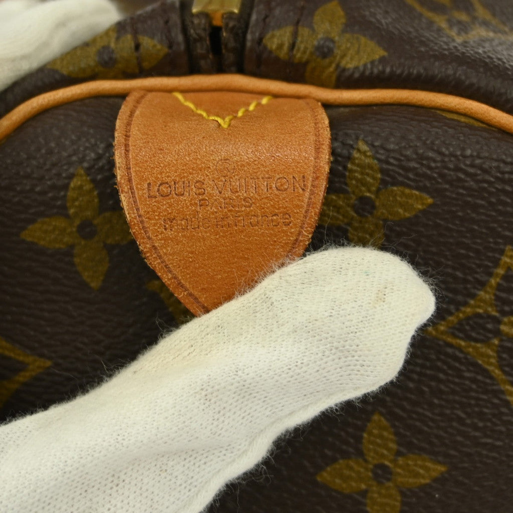 Louis Vuitton Keepall Bag Monogram Canvas Brown Canvas Travel Bag