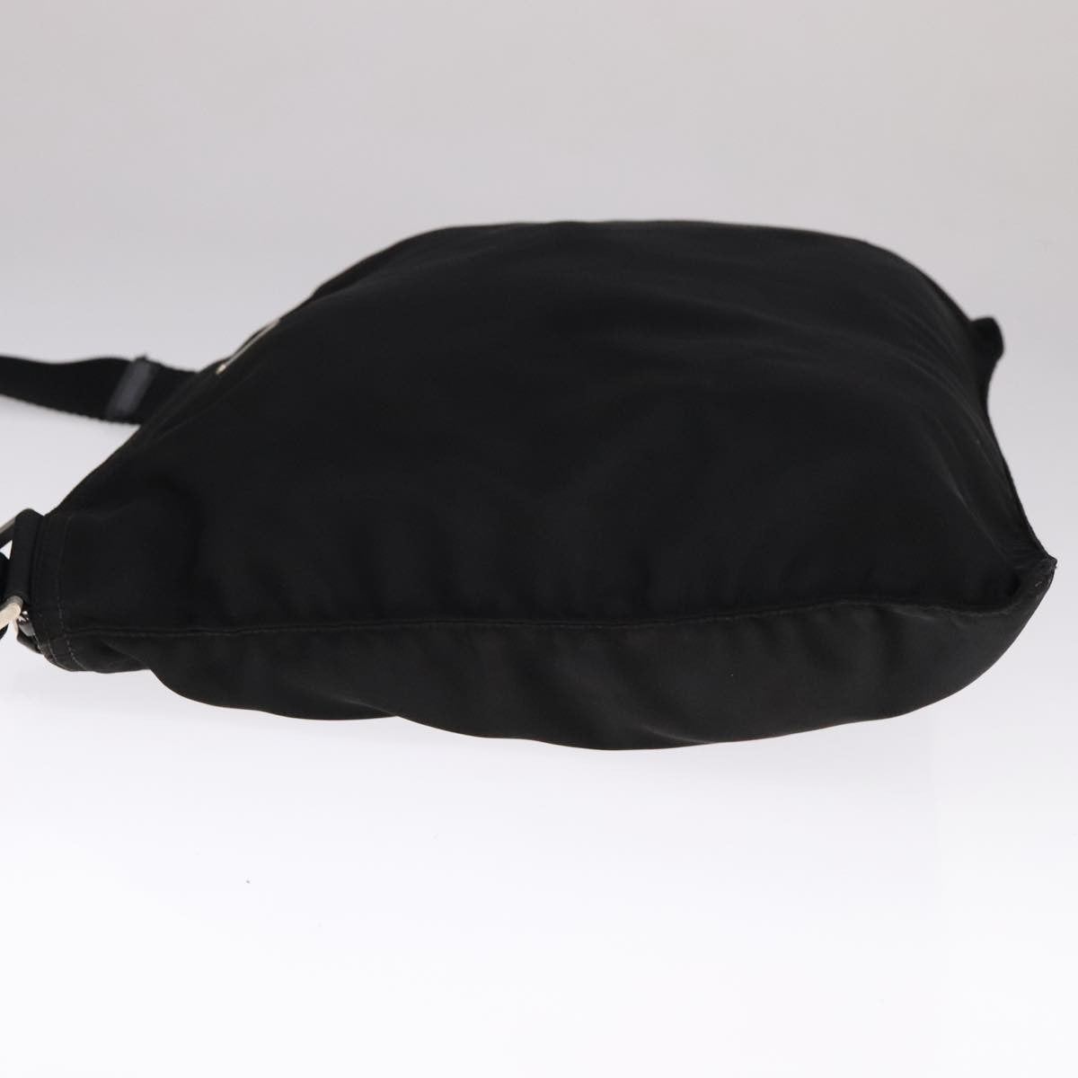 Prada Flat Messenger Bag Tessuto Black Nylon Shoulder Bag Bag