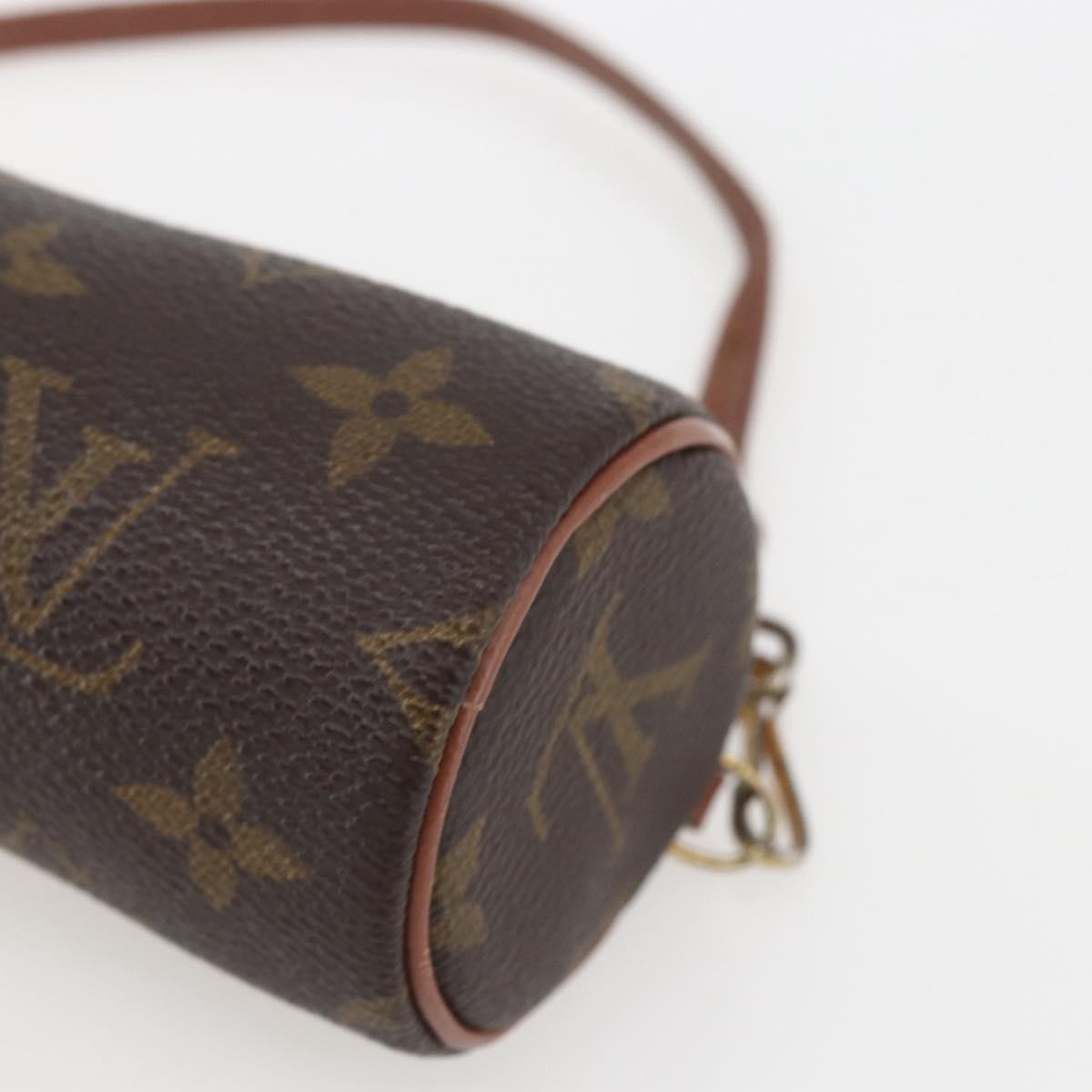Louis Vuitton Papillon Pochette Monogram Canvas Brown Canvas Clutche & Pouche Bag