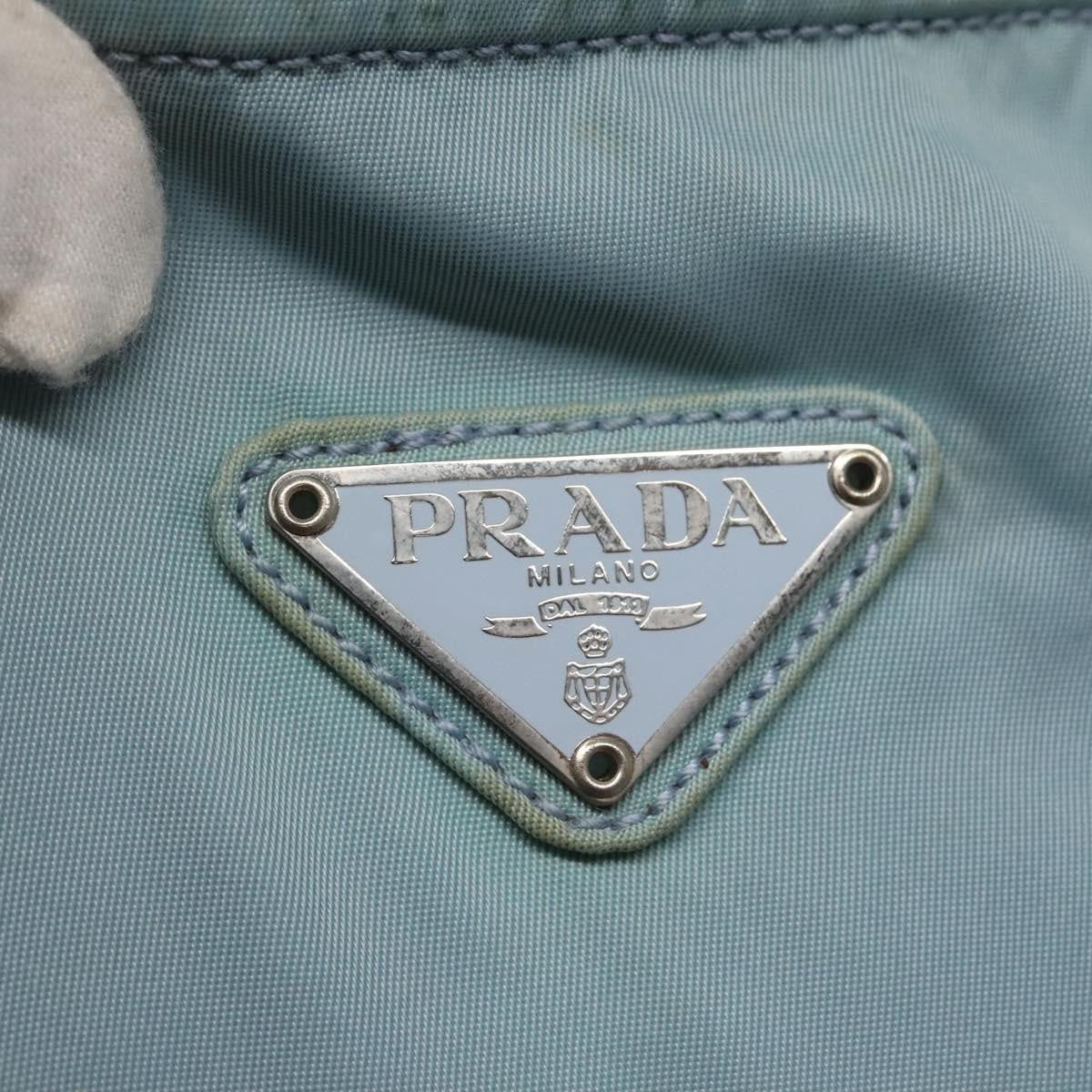 Prada Flat Messenger Bag Tessuto Blue Nylon Shoulder Bag Bag