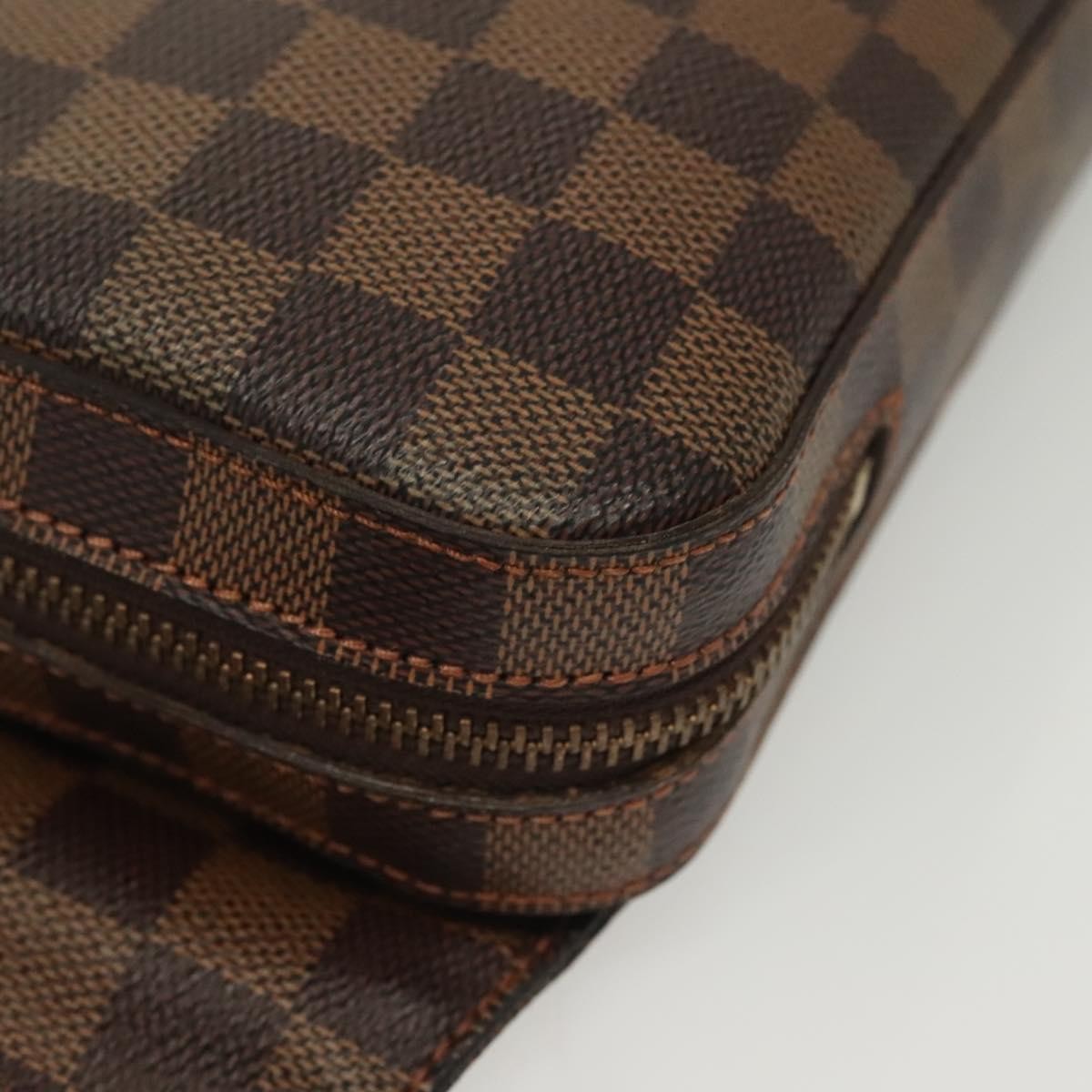 Louis Vuitton Geronimos Waist Bag Damier Brown Canvas Shoulder Bag